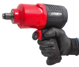Cheie pneumatică de impact 1/2 inch 1100 Nm Verke, mecanism Twin Hammer, pentru vulcanizare și service auto - Img 4