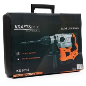 Ciocan demolator electric KraftDele KD1693, 2400W, pentru dăltuire și lucrări intense în beton și zidărie - Img 7