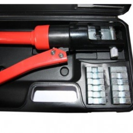 Cleste de sertizat hidraulic, hexagonală 4-70mm² 60kN KraftDel KD10341 - Img 3