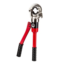Clește de sertizat hidraulic Mar-Pol M55915C, 12T, pentru țevi PEX, cu matrițe U, TH și V, cap rotativ 360°