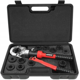 Cleste hidraulic de sertirizare tevi tip V U TH forta 6T 13-32 mm – Kraft&Dele