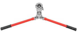 Cleste sertizare hidraulic pentru tevi PEX MaxRom, tip U si TH, cu 8 matrite, cap rotativ 360° si manere telescopice - Img 6