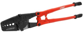 Clește sertizare pentru cabluri și linii de oțel 60 cm MaxRom, cu tăietor integrat, pentru manșoane 4-10 mm - Img 6