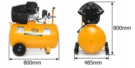 Compresor de aer 100L, 2T, debit 530 l/min, profesional – XM88003 - Img 5