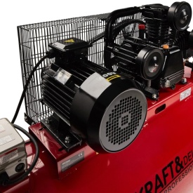 Compresor de aer cu ulei KraftDele KD1413, 500 L, 3 pistoane, 400V, 9 bar, industrial pentru atelier și producție - Img 7