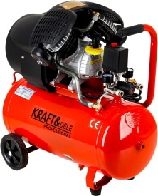 Compresor de aer cu ulei KraftDele KD1484, 50L, 3 kW, 8 bar, 530 L/min, pentru atelier, garaj și scule pneumatice