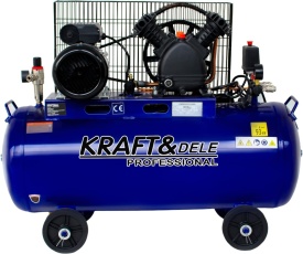 Compresor de aer cu ulei KraftDele KD4058, 100L, 2800W, 480 l/min, 8 bar, sistem cu doi pistoane pentru atelier și garaj - Img 3