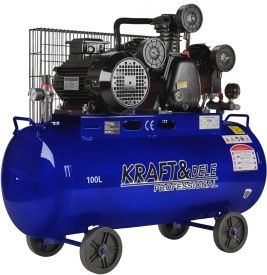 Compresor de aer cu ulei KraftDele KD4066, rezervor 100L, 4.1 kW, 650 l/min, 8 bar, alimentare 400V - Img 3
