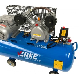 Compresor de aer industrial 100L 2.8kW 2cil. 250L/m V2065 VERKE V81115 – Kraft&Dele