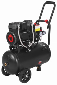 Compresor Fără Ulei 24L 1450W 249L/min 8 Bar – Profesional, Mobil, Ideal pentru Atelier & Stomatologie | KraftDele KD4081 - Img 6
