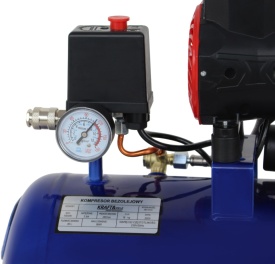 Compresor Fără Ulei 30L 1500W 285L/min – Profesional pentru Atelier, Stomatologie & Barbershop | KraftDele KD4091 - Img 8