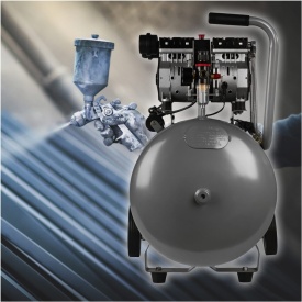 Compresor fără ulei KraftDele KD1398, rezervor 100L, 2 x 1500W, 8 bar, 230V, pentru atelier, garaj și utilizare gospodărească - Img 11