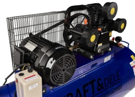 Compresor Industrial 500L 3 Pistoane 400V 14.6HP – Putere Profesională pentru Utilizare Continuă | KraftDele KD4062 - Img 5