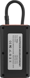 Compresor portabil cu acumulator KraftDele KD5534, 0,2-10,3 bar, afișaj LED, încărcare USB-C, pentru anvelope și accesorii - Img 7
