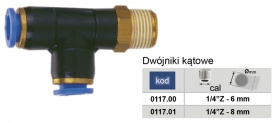 Conector PD (tip T cu filet) 8mm 1/4" MA0117.01 – Kraft&Dele