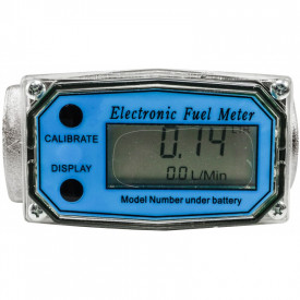 Contor electronic LCD debitmetru pompe transfer motorina 1" 20bari B-1458 - Img 2