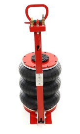 Cric hidraulic tip butelie KraftDele KD369, 4,5T, ridicare 150-400 mm, cu roți pentru manevrare ușoară - Img 3