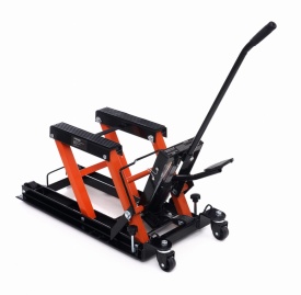 Cric hidraulic tip lift pentru motociclete și ATV KraftDele KD353, platformă stabilă, ridicare 110-400 mm, 500 kg - Img 6