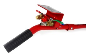Cric pneumatic tip pernă Mar-Pol 3.5T cu adaptor înalt, 3 burdufuri, ridicare până la 51 cm pentru atelier și vulcanizare - Img 10