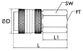 Cupla rapida aer, otel, filet interior 3/8" ADLER MA0131.2 – Kraft&Dele