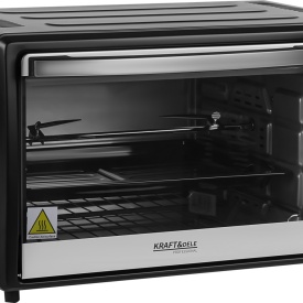 Cuptor electric de bucătărie KraftDele KD4111, 30L, 1650W, cu rotisor, convecție 360° și accesorii incluse - Img 2