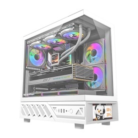 DarkFlash Computer Case DS950+screen White (+6 Fans)