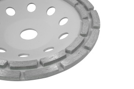 Disc diamantat cupă segmentat VERKE 180 mm pentru șlefuirea betonului, pietrei, cărămizii și suprafețelor dure - Img 8