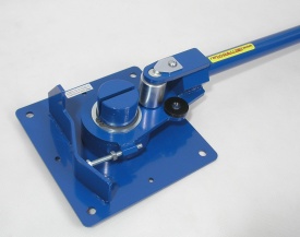 Dispozitiv manual pentru îndoit platbandă și bandă metalică PPM GHR-3, reglaj unghi 0-90°, pentru grosimi de până la 5 mm