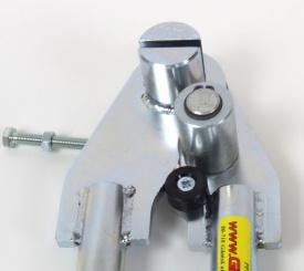 Dispozitiv profesional pentru îndoit cârlige de jgheab și platbandă PPM GHR-2 / 6 mm, reglaj unghi 30-90°