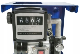 Distribuitor combustibil autoamorsant VERKE VYB-70A, pompă electrică 550 W, debit 70 l/min, cu pistol și contor - Img 4