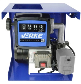 Distribuitor de combustibil autoamorsant VERKE V80152, mini stație alimentare 230V, 70 l/min, cu pistol automat și contor - Img 5