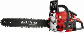Drujbă pe benzină KraftDele KD5017, 5,9 CP, lamă 45 cm, pornire ușoară EASY START pentru tăiere lemn și lucrări solicitante - Img 2