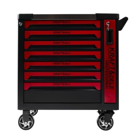 Dulap mobil pentru scule KraftDele KD1078 – cărucior atelier cu 9 sertare, gol - Img 2