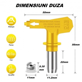 Duza NR.517 pentru pistol airless de zugravit 0.43mm CH124.5 – Kraft&Dele