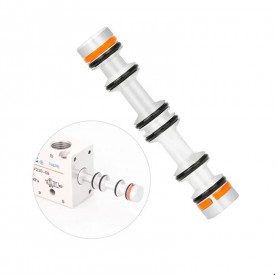 Electrovalva pneumatica 3 cai (o intrare si 2 iesiri) pentru control aer/lichide filet 1/8" NC (Normal-Inchis)12-380V 3V110-06 CH160 - Img 4
