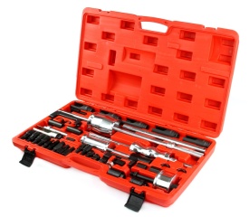 Extractor universal inerțial pentru injectoare diesel Common Rail Mar-Pol, set profesional cu adaptoare și ciocane inerțiale