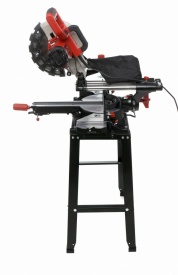 Fierăstrău circular de banc tip pendular KraftDele KD3010 cu laser, bază metalică și disc 250 mm pentru tăieri în lemn - Img 4
