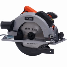 Fierăstrău circular manual KraftDele KD1712, 2900W, disc 185 mm, laser de ghidaj, tăiere la 45° și adâncime maximă 67 mm - Img 5