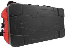 Geantă pentru scule deschisă 44x25x34 cm cu mâner și curea de umăr, construcție rigidă, poliester 600D, MaxRom - Img 7