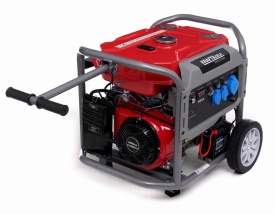 Generator curent monofazat KraftDele KD634, 6000 W nominal / 6400 W maxim, 230V, pornire manuală și electrică - Img 2