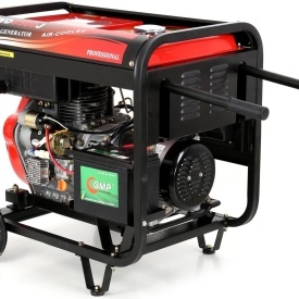 Generator de curent diesel KraftDele KD122, 6500W, 230V/12V, AVR, pornire electrică și manuală - Img 6