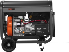 Generator de curent diesel trifazat KraftDele KD3248, 6 kW nominal / 7 kW maxim, 230V/400V, pornire electrică și manuală - Img 5