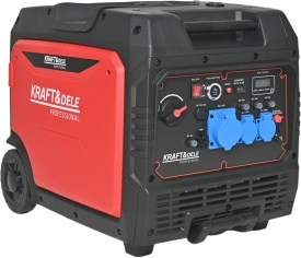 Generator de curent invertor KraftDele KD3164, 6,7 kW, 230V/12V, cu USB, pornire electrică și roți pentru transport - Img 4