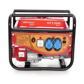 Generator electric monofazat pe benzină KraftDele KD110, 1500W, 230V + 12V, cu voltmetru și pornire mecanică - Img 3
