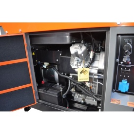 Generator profesional trifazic DIESEL KraftDele KD152 – 12/13 kW, 230V/400V, Pornire electrică, Motor V-Twin 2 cilindri, AVR, Bobinaj 100% cupru - Img 3