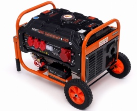 Generator Profesional Trifazic KraftDele KD163 – 3500W, 230V/380V/12V, Pornire Electrică – Putere Reală cu Bobinaj din Cupru pentru Control Total - Img 8