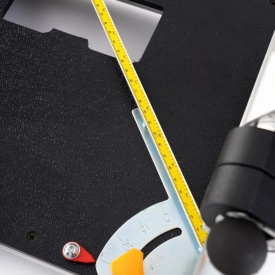 Ghilotină manuală pentru panouri laminate KraftDele KD636, tăiere până la 230 mm și 16 mm, cu tăiere la 45° - Img 12