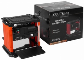 Heblarkă și gruboșuitoare pentru lemn KraftDele KD5172, 2300W, lățime de lucru 330 mm, reglaj precis al grosimii - Img 2