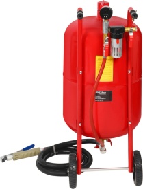 Instalație de sablare tip sifon 80L Kraft&Dele KD5855 – Presiune 7.5 bar, Kit complet accesorii, Mobilă, Capacitate mare - Img 7