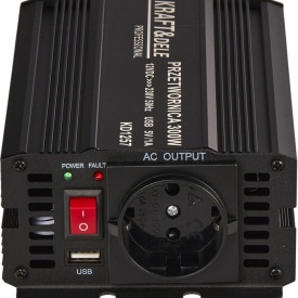 Invertor auto 12V la 230V cu sinus pur KraftDele KD1257, 300W putere continuă, 600W vârf, USB și protecții multiple - Img 4